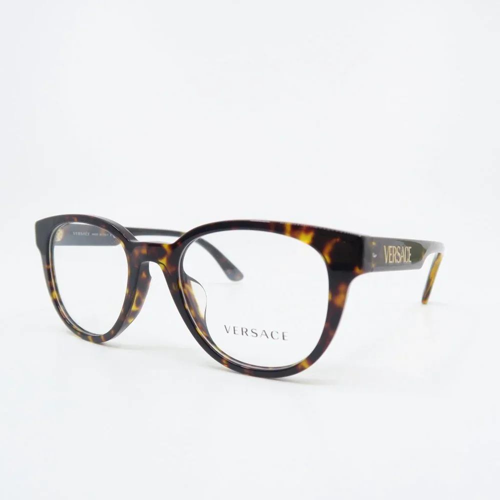 Versace VE 3317-F 108 51mm Brown Tortoise Asian Fit New Unisex Eyeglasses Frames - Picture 6 of 10